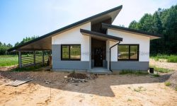 Монтаж готового сборного дома в Ростовской области.